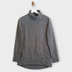 Duluth Trading Co Sweater Womens XS Gray Frost Lake Oversized Cozy Pullover